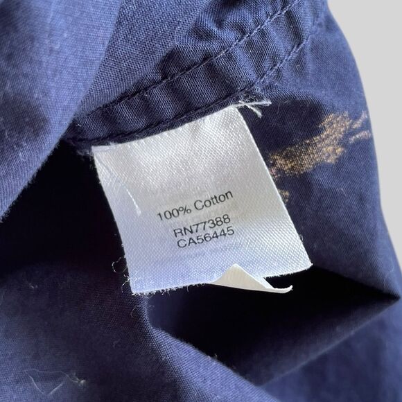 J. Crew Menโs XL Cotton Shirt | Hula Girl & Ukulele Print | Hawaiian Aloha Vibes - Picture 5 of 5